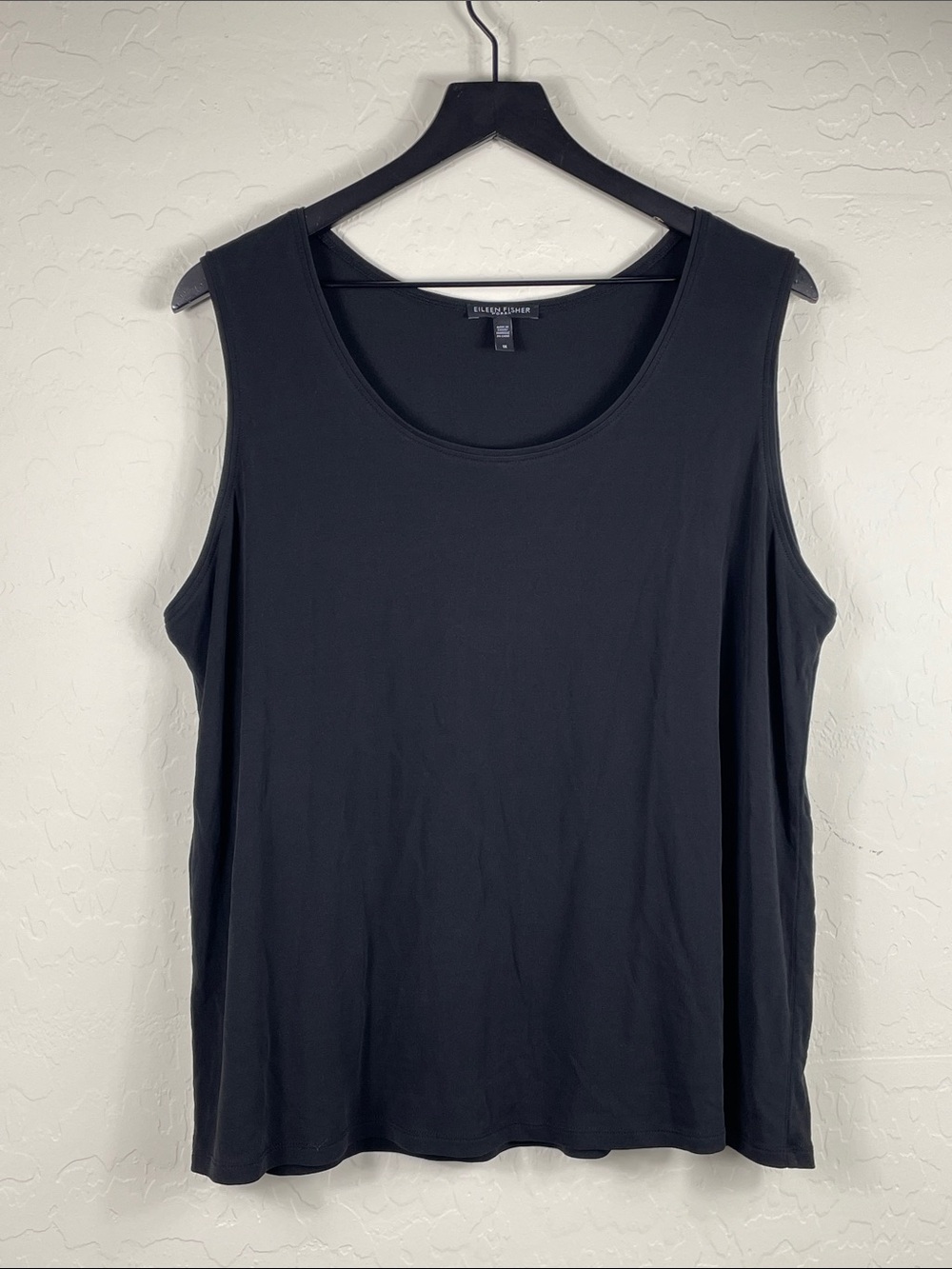 Eileen Fisher Black Sleeveless Tank Top